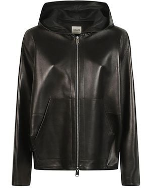 KHAITE Darlo Leather Jacket - Black