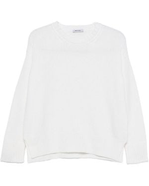 Base London Wool And Cashmere Crewneck Jumper - White