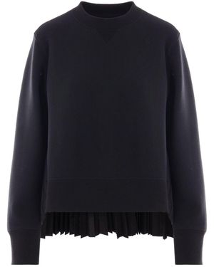 Sacai Maglia Girocollo - Nero