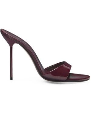 Paris Texas Lidia Patent Leather Mules - Red
