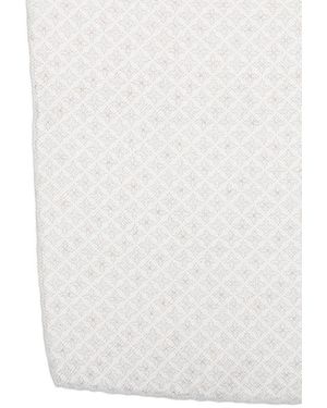 Brunello Cucinelli Silk And Linen Pocket Handkerchief - White