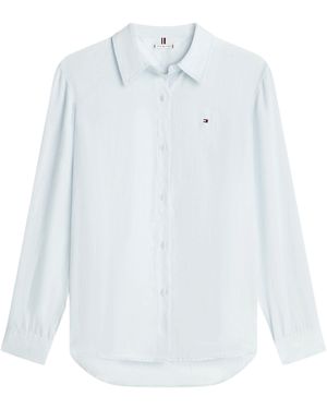 Tommy Hilfiger Relaxed Fit Shirt - White