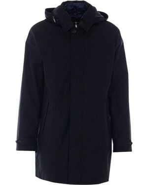 Add Shieldrom Hooded Parka Coat - Blue