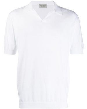 John Smedley Noah Polo - White