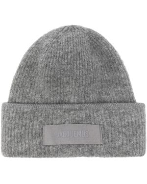 Jacquemus Le Bonnet Wool Beanie - Grey