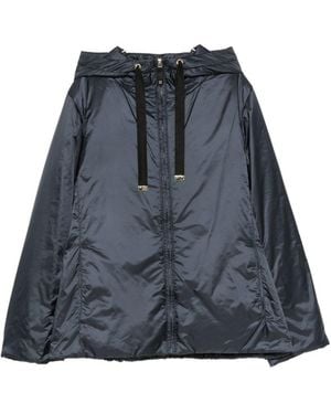 Max Mara Nylon Padded Blouson Jacket - Blue