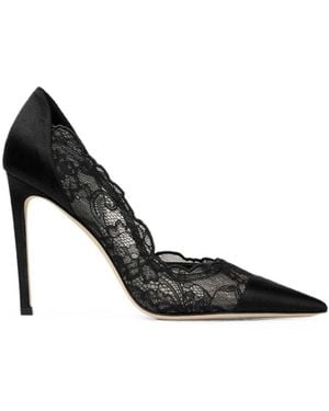 Jimmy Choo Brigitte Lace Pumps - Black