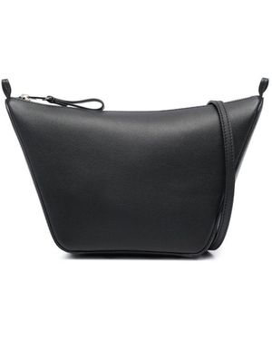 Loewe Hammock Mini Leather Hobo Bag - Black