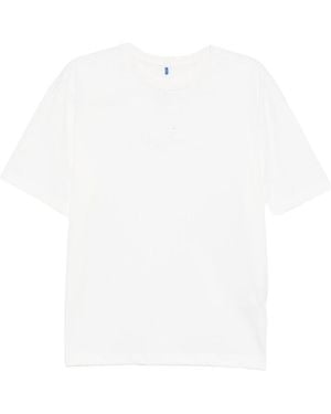 Adererror T-Shirt Con Logo - Bianco