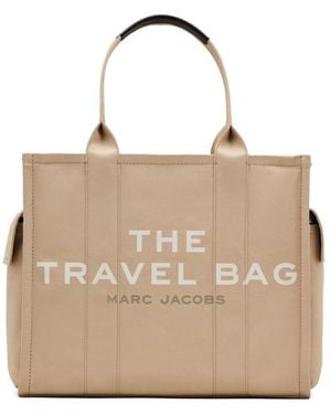Marc Jacobs The Travel Tote Cotton Handbag - Natural