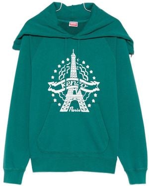 KENZO Cotton Hoodie - Green