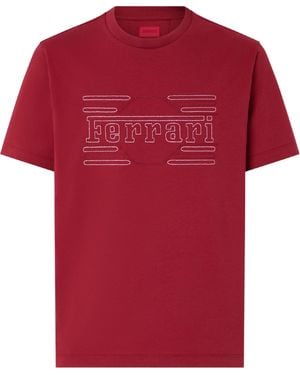 Ferrari Cotton T-Shirt - Red