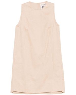 Semicouture Sheena Linen Mini Dress - Natural