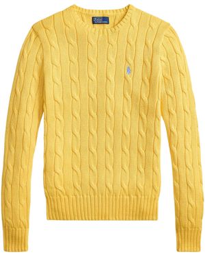 Polo Ralph Lauren Cable Knit Jumper - Yellow