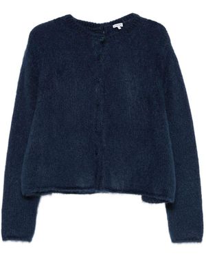 Loewe Wool Blend Cardigan - Blue