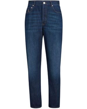 Brunello Cucinelli Denim Cotton Jeans - Blue