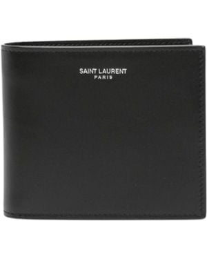 Saint Laurent Portafoglio A Scomparto Singolo - Nero