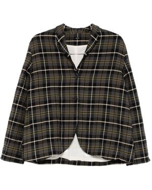 Apuntob Wool And Cotton Jacket - Black