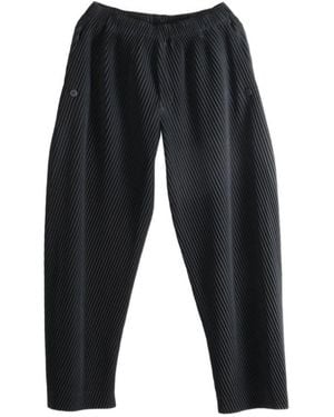 Homme Plissé Issey Miyake Pleated Trousers - Blue