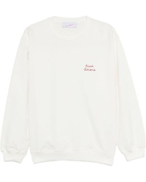 Giada Benincasa Hello Love Sweatshirt - White