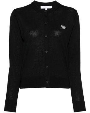 Maison Kitsuné Cardigan Baby Fox - Nero