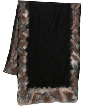 Silvana Manetti Cashmere And Silk Scarf - Black
