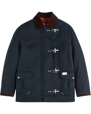 Fay 4-Hook Jacket - Blue