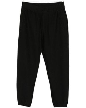 Emporio Armani Cotton Blend Joggers - Black