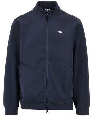 EA7 Logo Zipped Sweatshirt - Blue