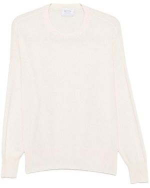 Be You Cashmere Crewneck Jumper - White