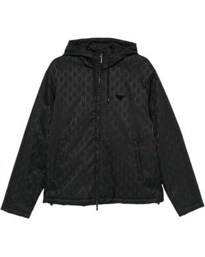 Emporio Armani Nylon Blouson Jacket - Black