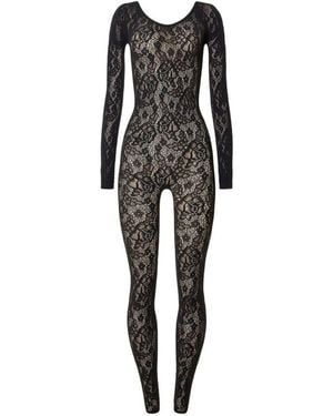 Wolford Infinite Rose Jumpsuit - Black
