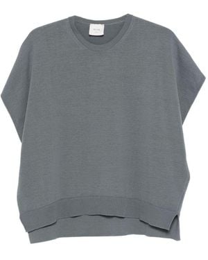 Alysi Cotton T-Shirt - Grey