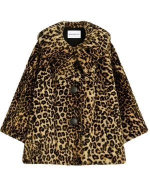 Givenchy Faux-Fur Short Coat By - Multicolour