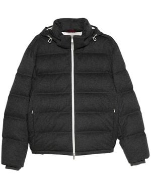 Brunello Cucinelli Wool Down Jacket - Black