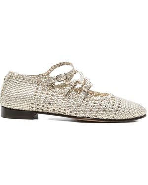 CAREL PARIS Ariana Leather Ballets - White