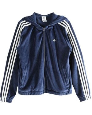 Adidas by Wales Bonner Zipped Hoodie - Blue
