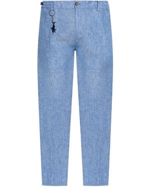 Paul & Shark Linen Trousers - Blue