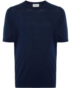 John Smedley Kempton T-Shirt - Blue