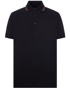 Gucci Cotton Polo Shirt - Black