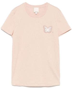 Emporio Armani Organic Cotton T-Shirt - Pink