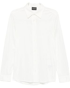 Emporio Armani Cotton Blend Shirt - White