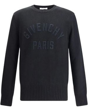 Givenchy Crew Neck Jumper - Blue