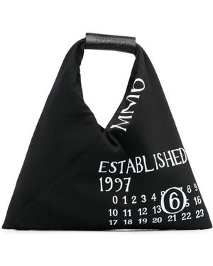 MM6 by Maison Martin Margiela Borsa Japanese Mini - Nero