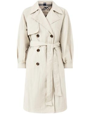 Barbour Layla Trench Coat - Natural
