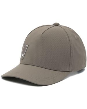 Emporio Armani Cappello Da Baseball Con Applicazione Logo - Grigio