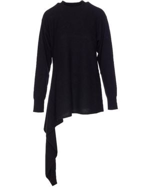 Uma Wang Maglione A Collo Alto - Blu