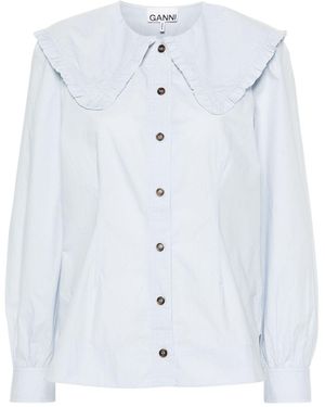 Ganni Camicia - Blu