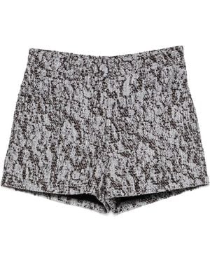 IRO Edela Cotton Blend Shorts - Grey