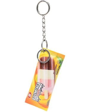 Balenciaga Snack Pouch Keyring - White